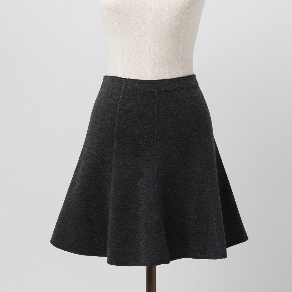 Ann Taylor Slate Gray Flare Skirt- Size 4